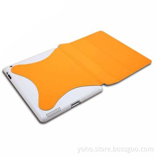Folio "X" Cases/Pouch/Skin Cover for iPad 2, Made of PU Leather